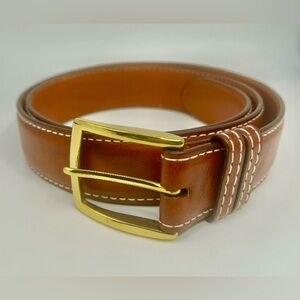 NWOT - J. Hilburn Leather Belt, sz 37